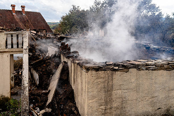 Professional Fire Damage Removal technician working in Bethel, MN